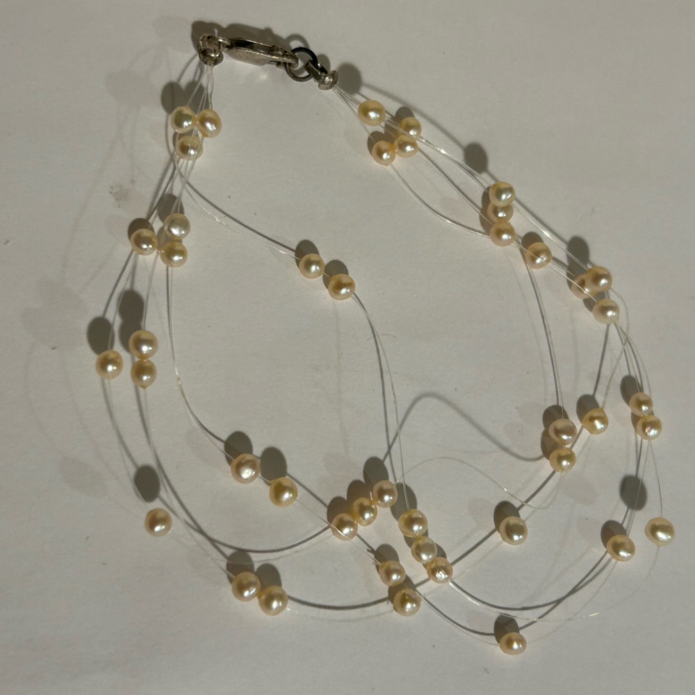 Pink Multi-Strand Bracelet